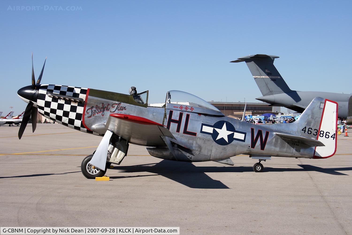 G-CBNM, 1944 North American P-51D Mustang C/N 122-31590 (44-63864), KLCK C/N 122-31590