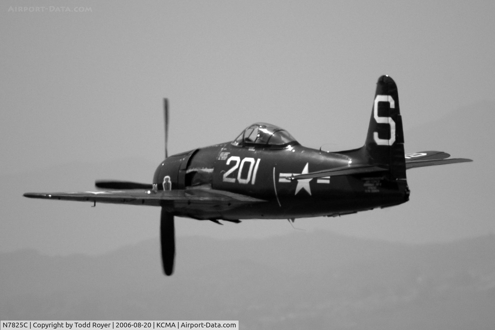 N7825C, 1948 Grumman F8F-2 (G58) Bearcat C/N D.1227, Camarillo Airshow 2006