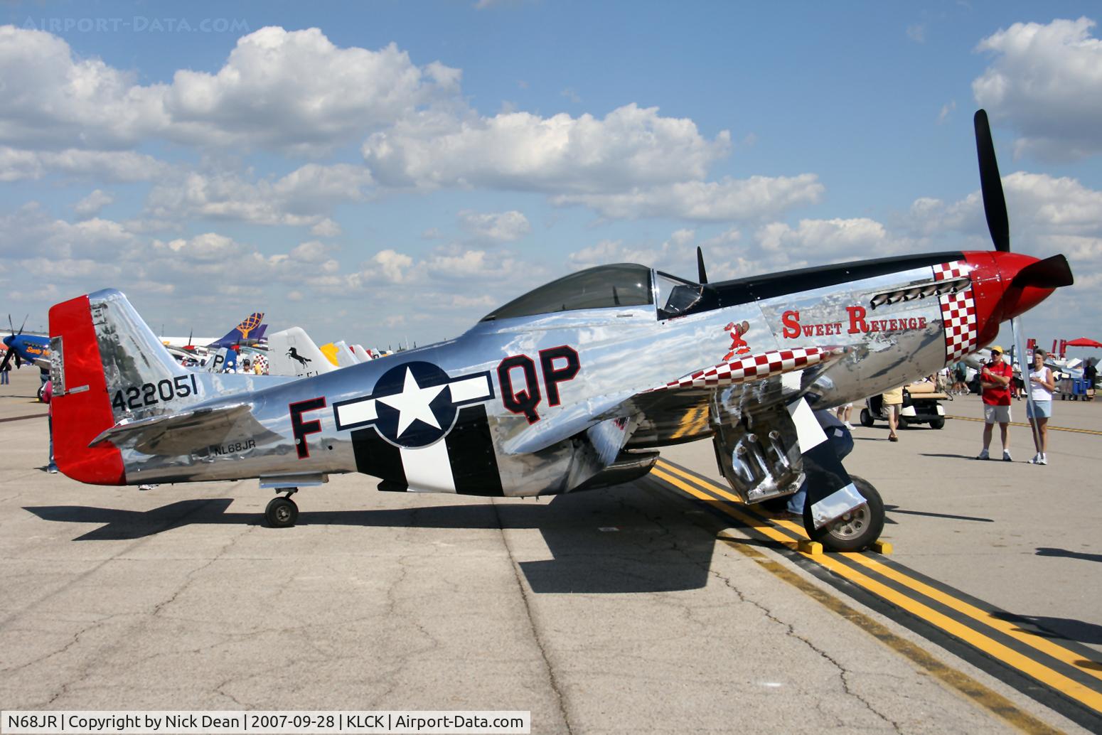 N68JR, 1944 North American P-51D Mustang C/N 44-72051, KLCK C/N 122-31910