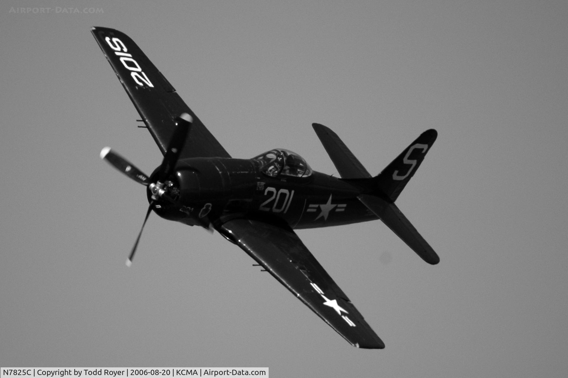 N7825C, 1948 Grumman F8F-2 (G58) Bearcat C/N D.1227, Camarillo Airshow 2006