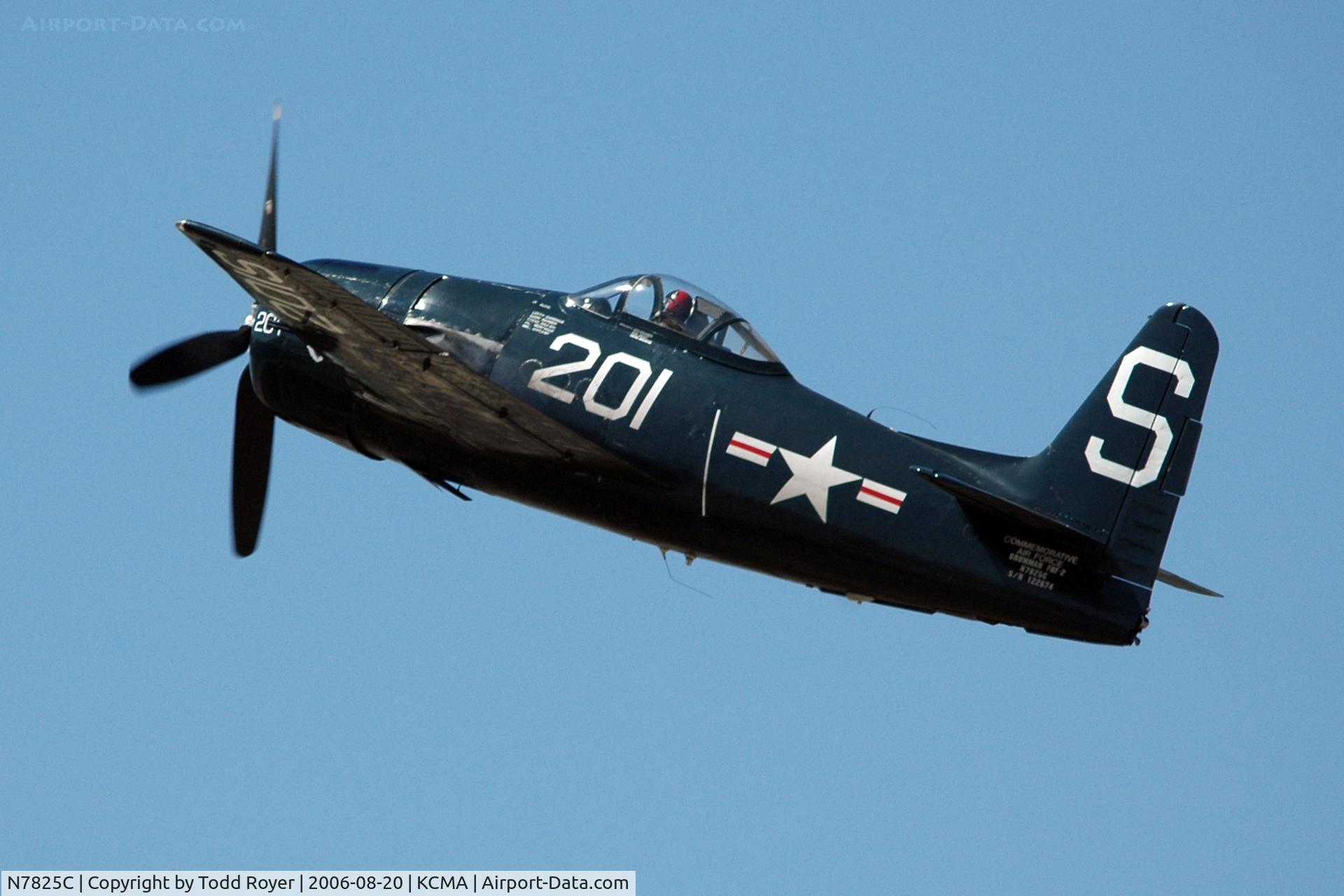 N7825C, 1948 Grumman F8F-2 (G58) Bearcat C/N D.1227, Camarillo Airshow 2006