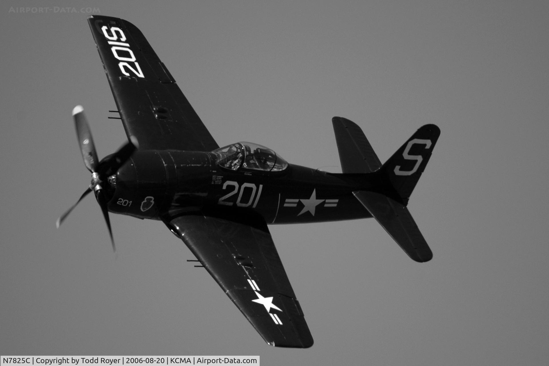 N7825C, 1948 Grumman F8F-2 (G58) Bearcat C/N D.1227, Camarillo Airshow 2006