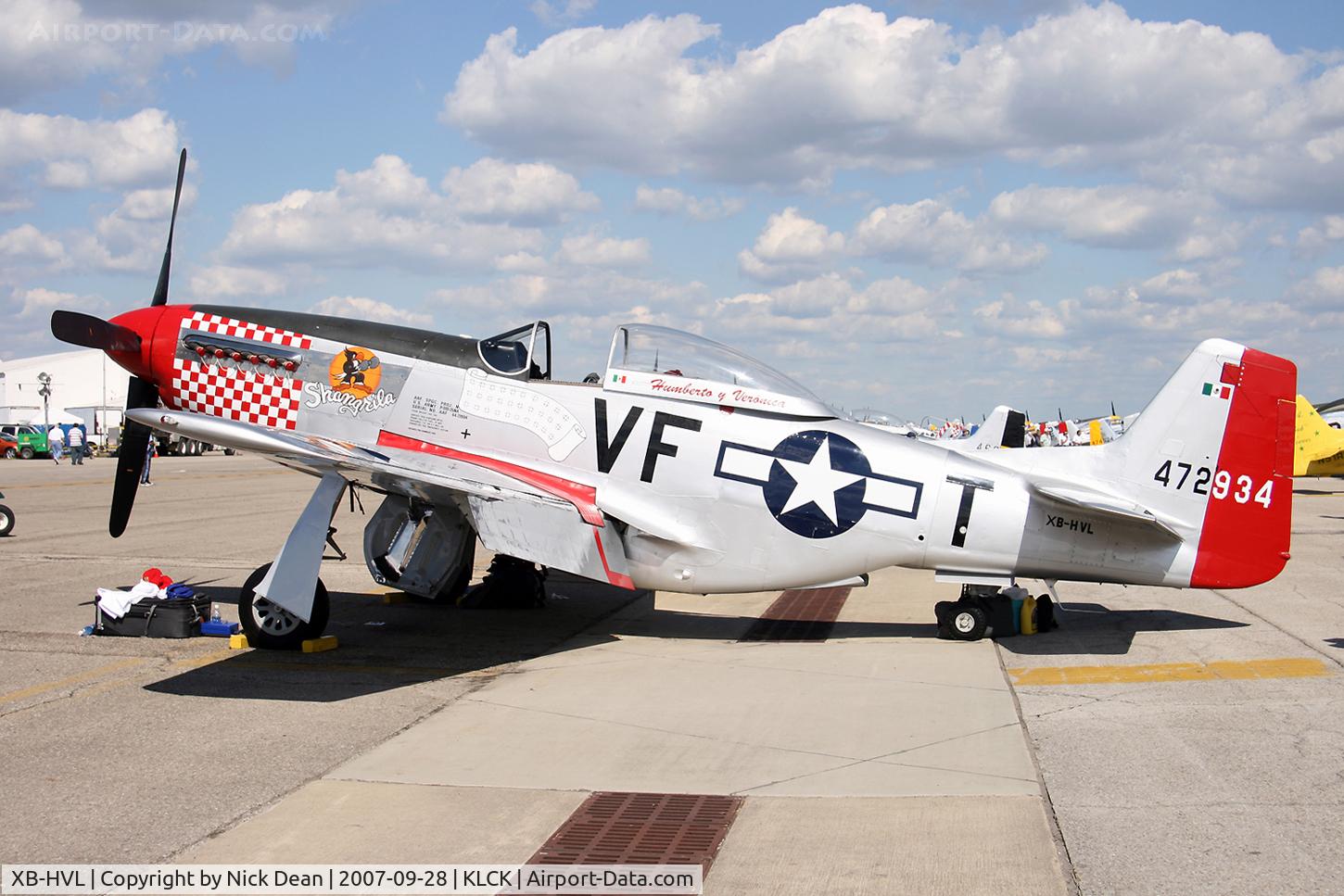 XB-HVL, 1944 North American P-51D Mustang C/N 122-39894, KLCK