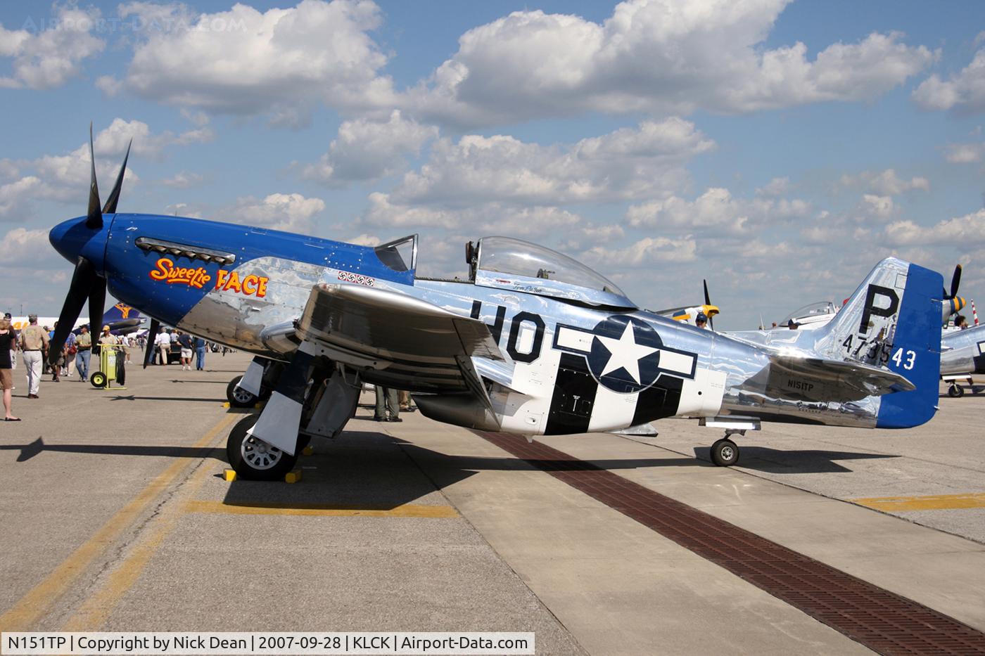 N151TP, 1944 North American P-51D Mustang C/N 122-40007, KLCK C/N 122-40002