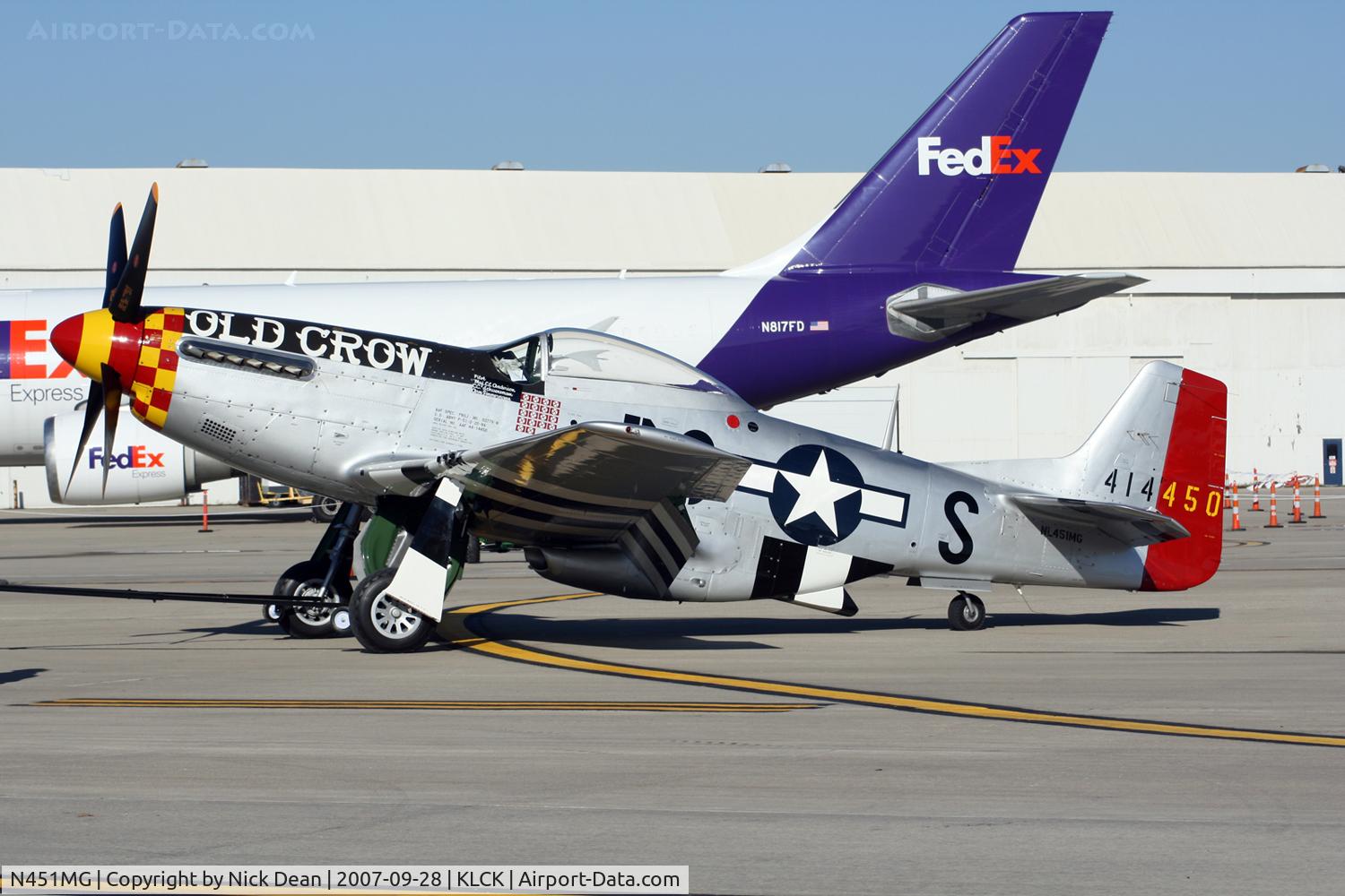 N451MG, 1944 North American P-51D Mustang C/N 44-74774, KLCK C/N 122-41014
