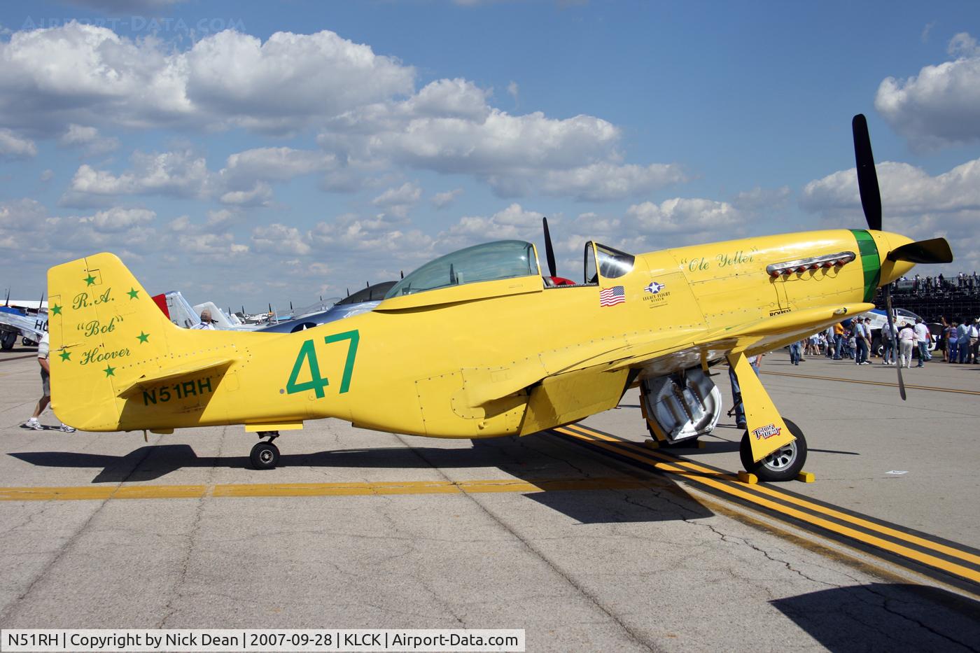 N51RH, North American P-51D Mustang C/N 44-74739, KLCK C/N 122-41279