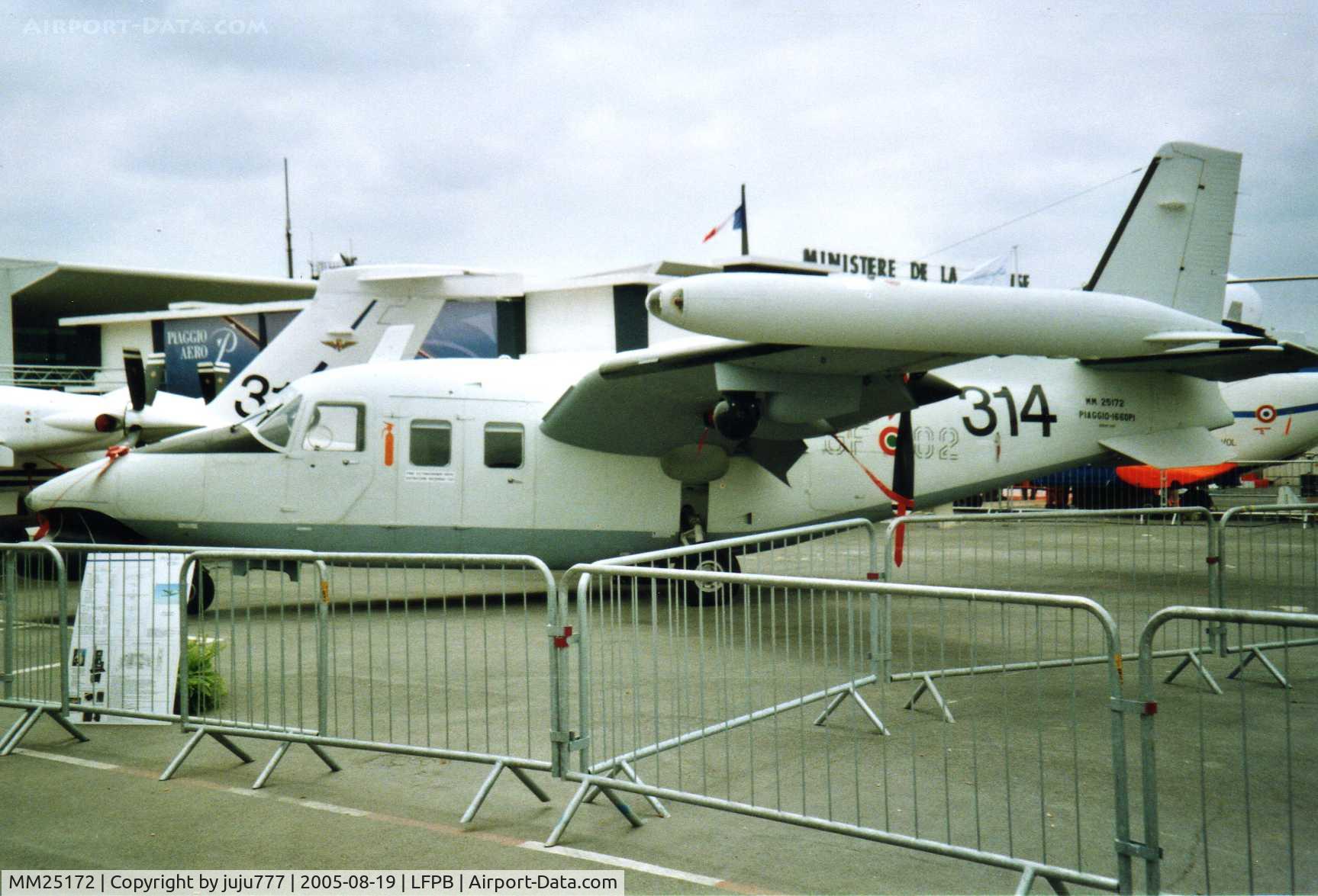MM25172, Piaggio P-166DP-1 C/N 466/115, on display at Le Bourget