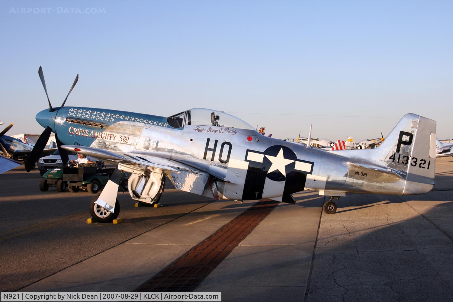 N921, 1945 North American P-51D Mustang C/N 124-48260 (45-11507), KLCK C/N 122-48260