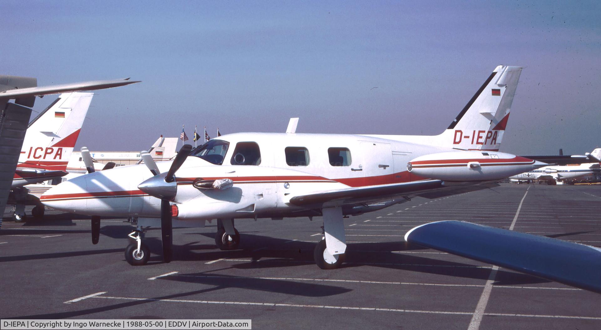 D-IEPA, Piper PA-31T1 Cheyenne I C/N 31T-1104017, Piper PA-31T1 Cheyenne IA at the ILA 1988, Hannover