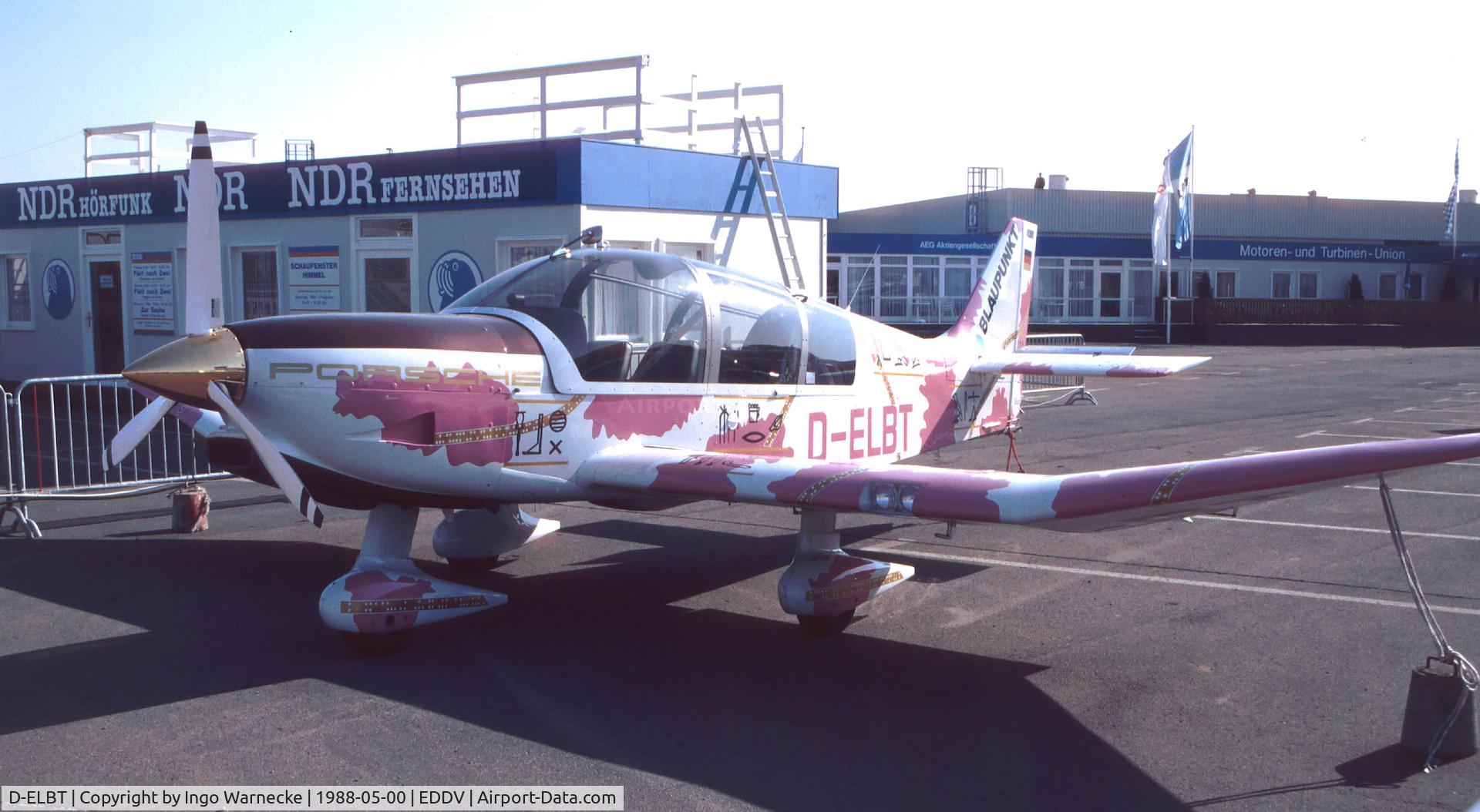 D-ELBT, Robin DR-400-180RP Remorqueur Regent C/N 1798, Robin DR.400 RP with Porsche engine at the ILA 1988, Hannover