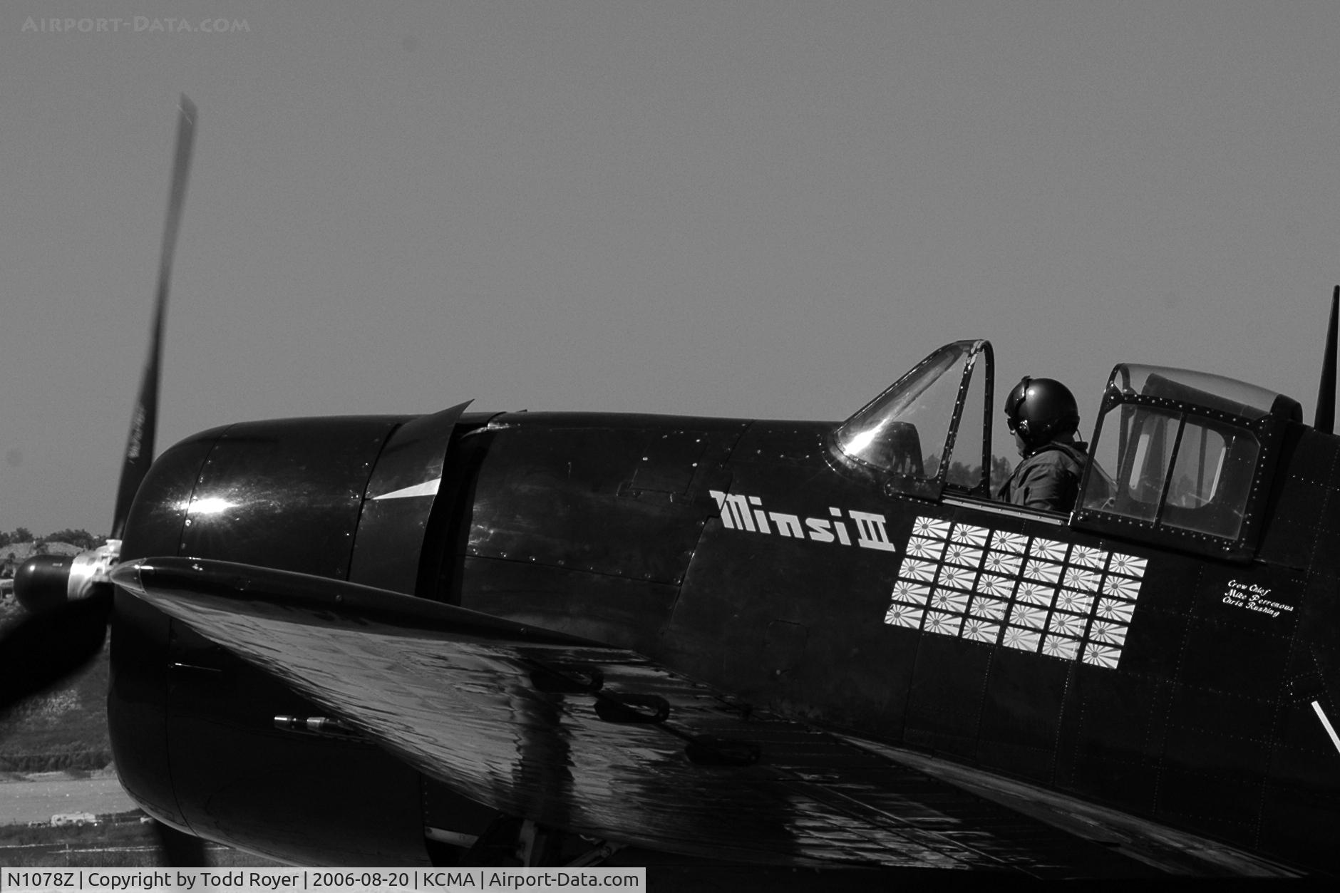 N1078Z, 1963 Grumman F6F-5 Hellcat C/N 27354801-66, Camarillo Airshow 2006