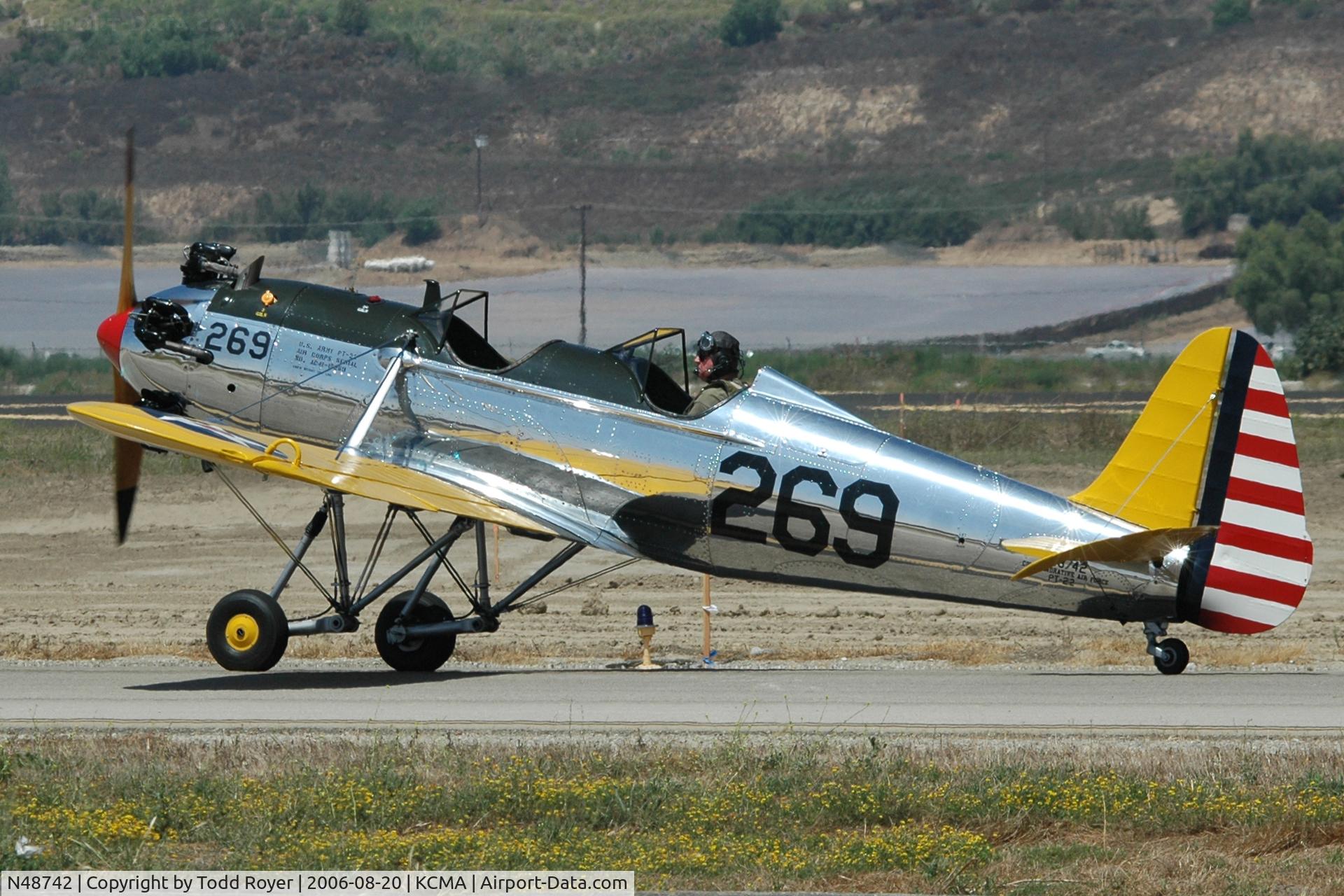 N48742, 1941 Ryan Aeronautical ST3KR C/N 1298, Camarillo Airshow 2006