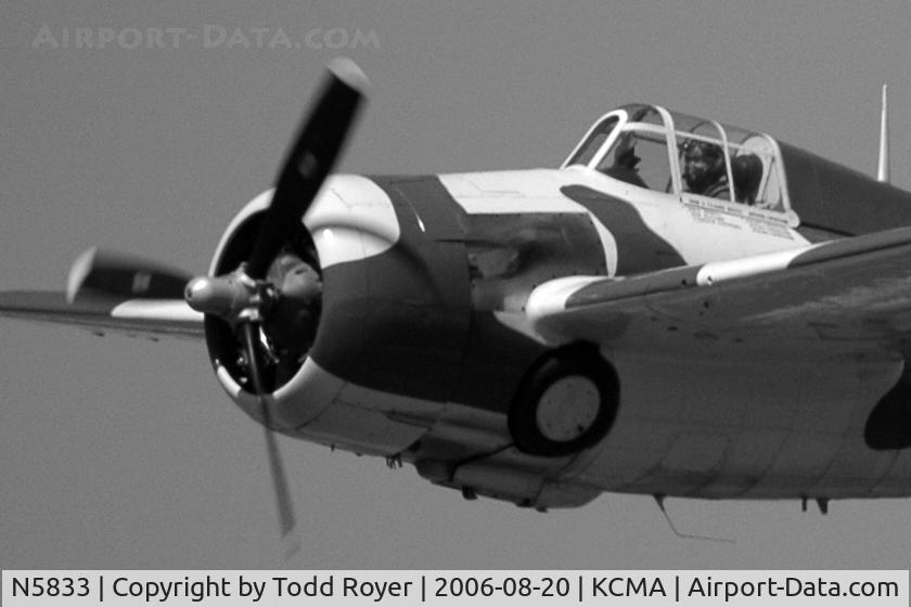 N5833, 1945 General Motors (Grumman) FM-2 Wildcat C/N 5833, Camarillo Airshow 2006