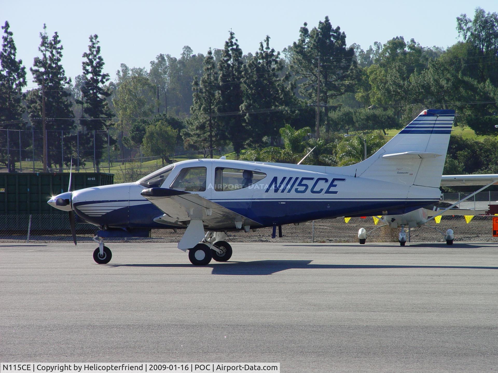 N115CE, 1999 Rockwell Commander 114B C/N 14667, Parked at Brackett