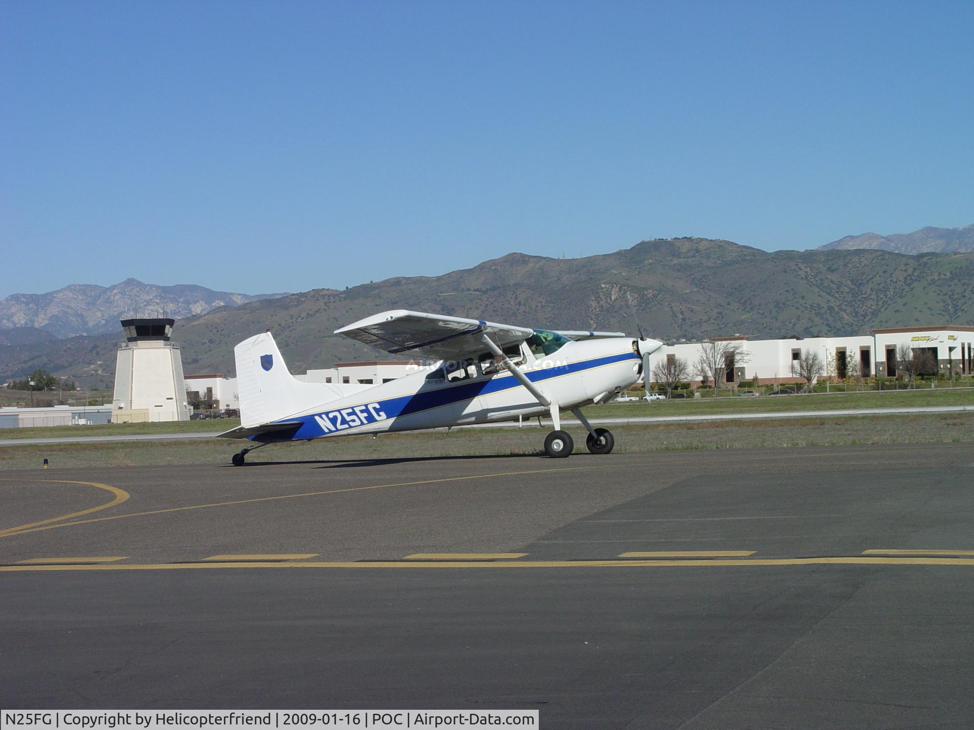 N25FG, 1974 Cessna A185F Skywagon 185 C/N 18502425, After being fueled, taxiing for take off