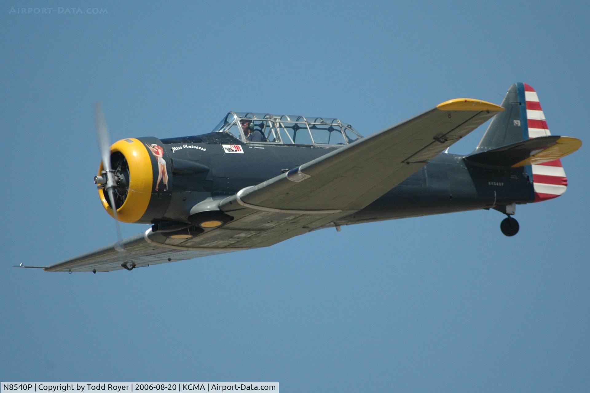 N8540P, 1942 North American AT-6D Texan C/N 42-81646-1, Camarillo Airshow 2006