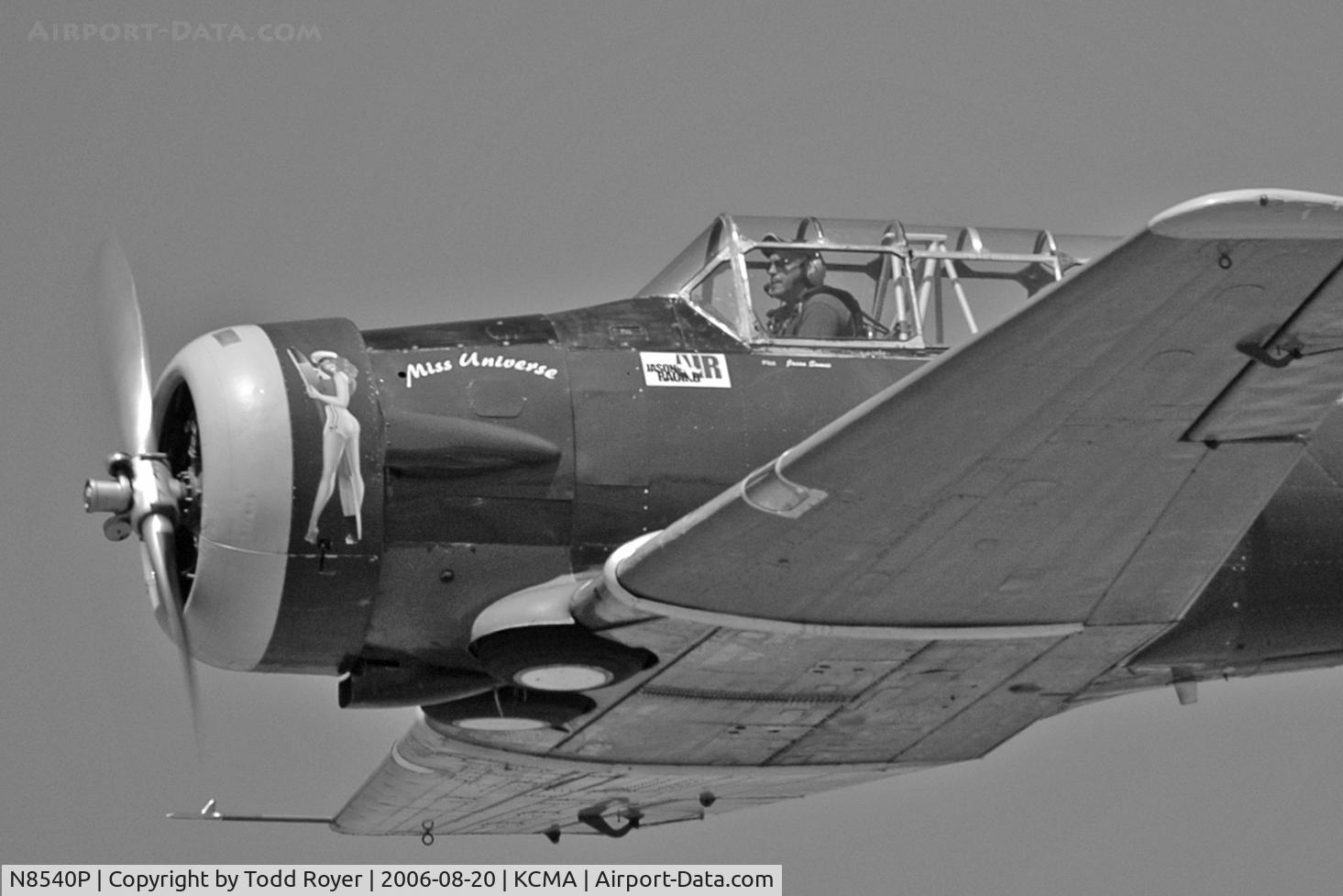 N8540P, 1942 North American AT-6D Texan C/N 42-81646-1, Camarillo Airshow 2006