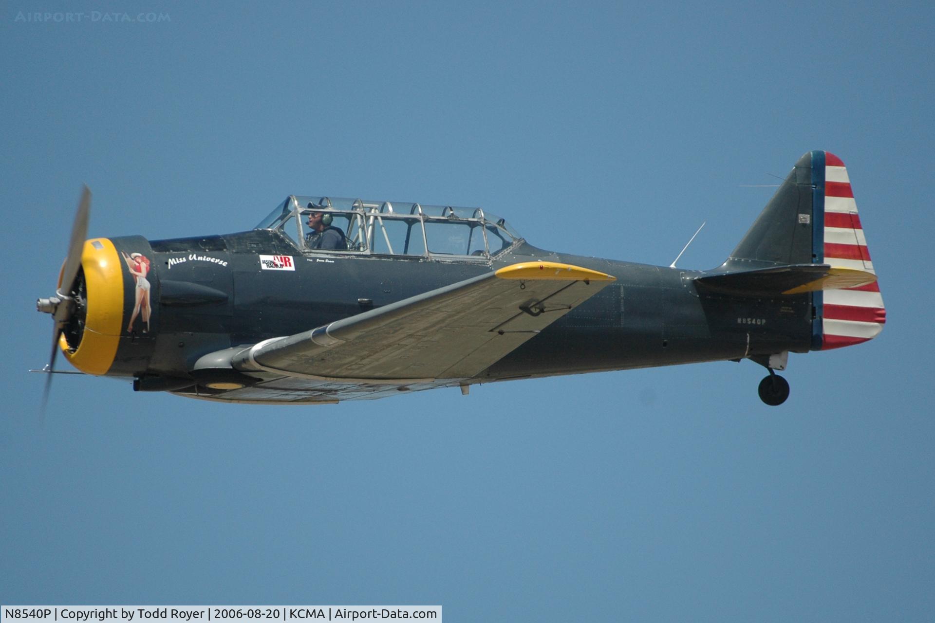 N8540P, 1942 North American AT-6D Texan C/N 42-81646-1, Camarillo Airshow 2006