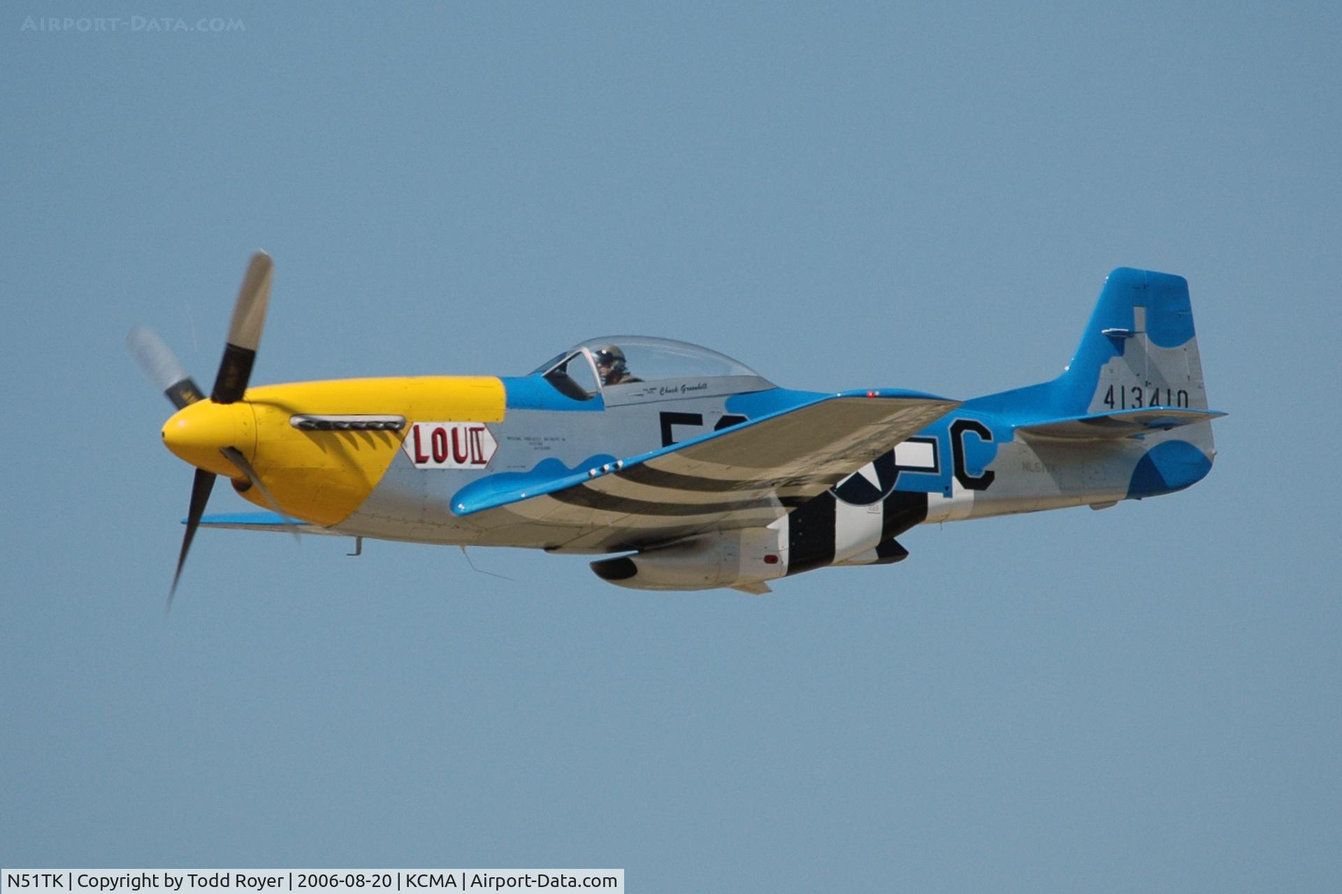 N51TK, North American F-51D Mustang C/N 44-63350, Camarillo Airshow 2006