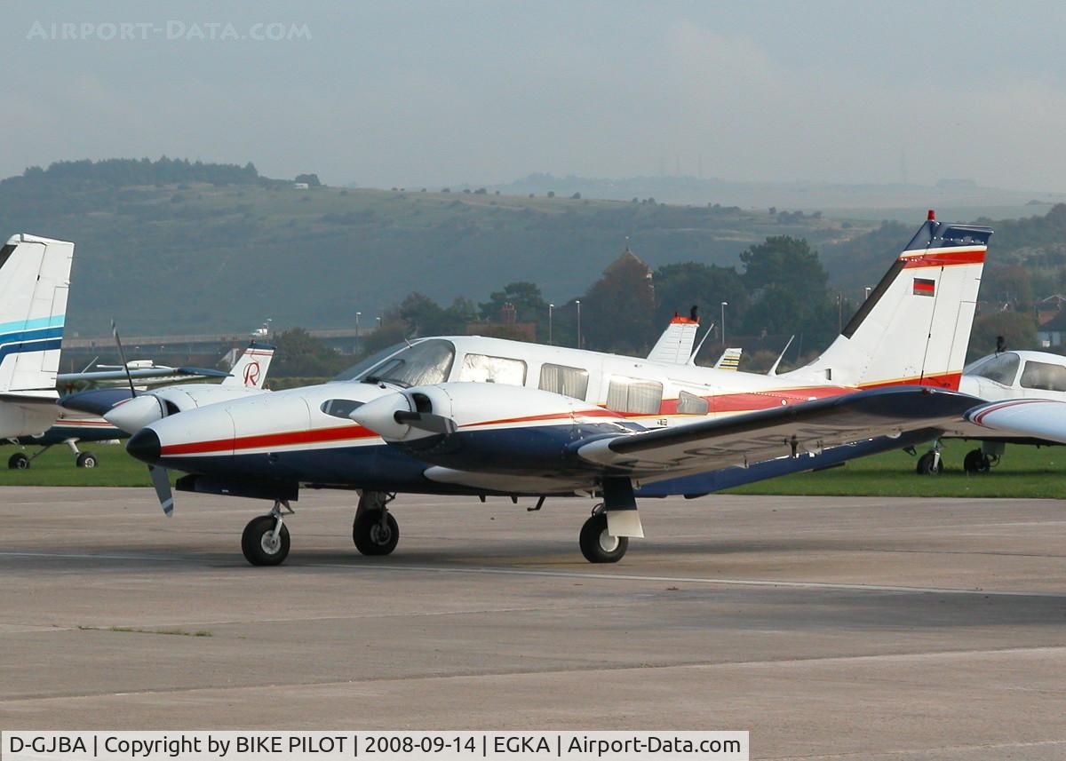 D-GJBA, 1980 Piper PA-34-200T Seneca II C/N 34-8070116, SHOREHAM VISITOR