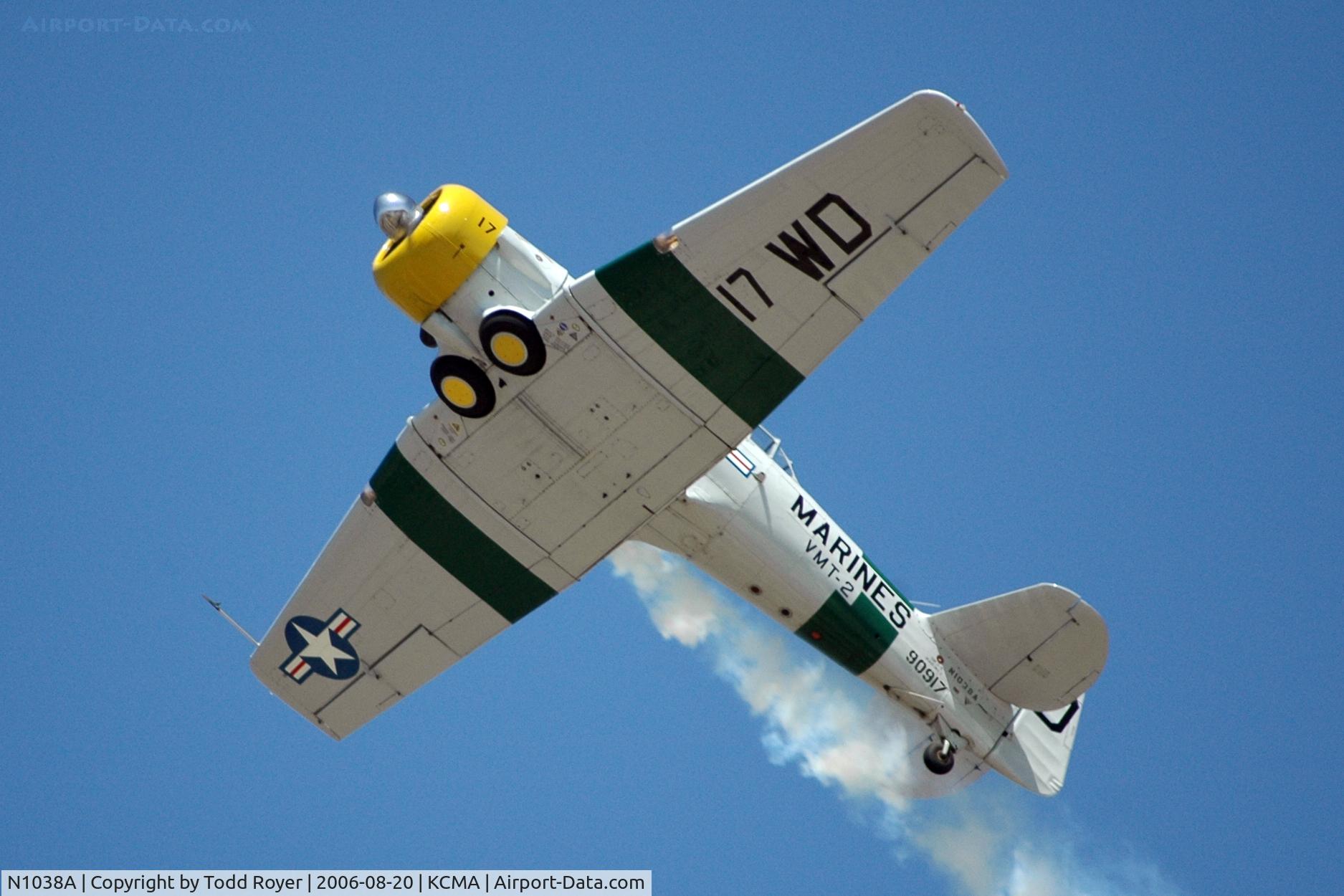 N1038A, 1944 North American SNJ-5 Texan C/N 90917 (121-41633), Camarillo Airshow 2006