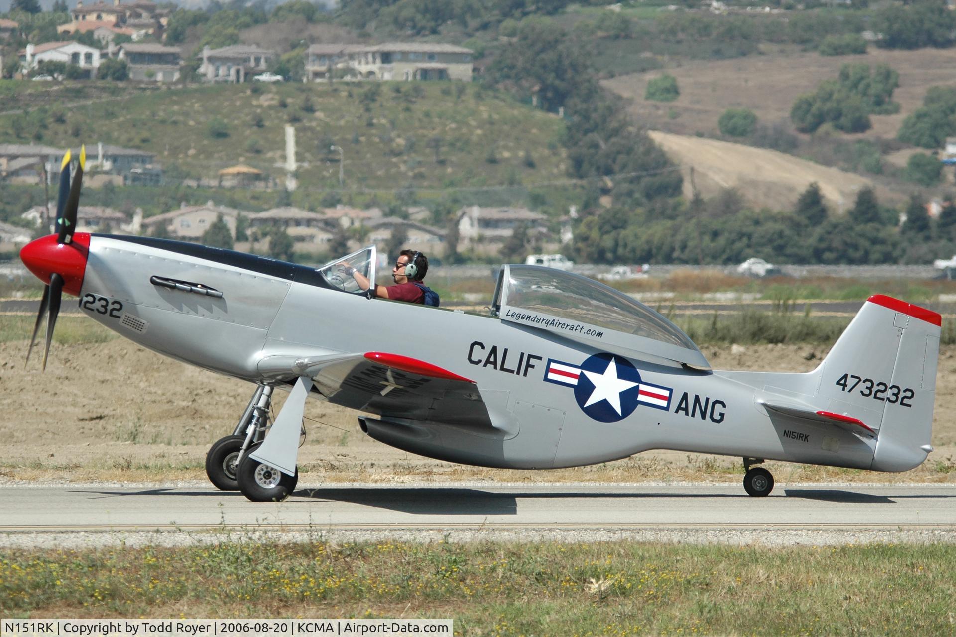 N151RK, 1998 North American TF-51 Replica C/N 060, Camarillo Airshow 2006