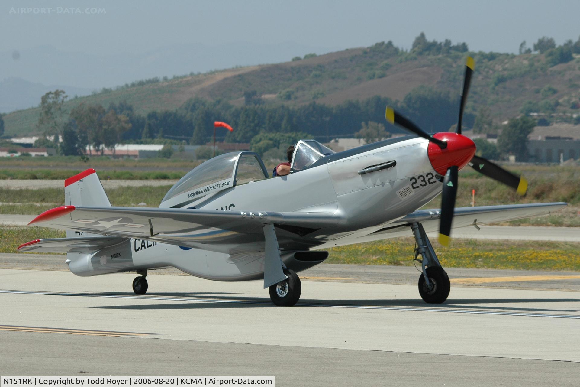 N151RK, 1998 North American TF-51 Replica C/N 060, Camarillo Airshow 2006