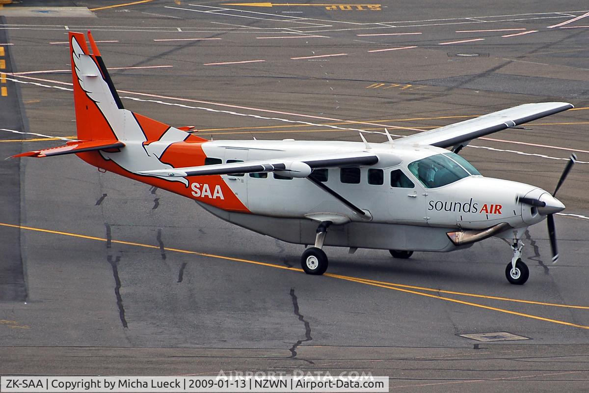 ZK-SAA, Cessna 208B Grand Caravan C/N 208B0862, At Wellington