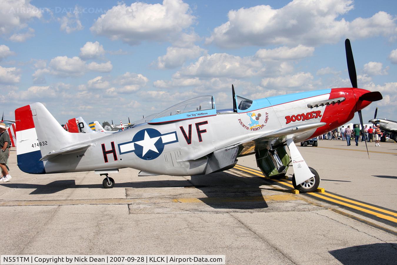 N551TM, 2006 North American P-51D Mustang Replica C/N TM001, KLCK