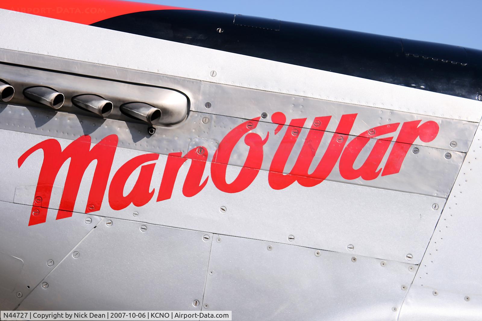 N44727, 1944 North American P-51D Mustang C/N 122-39198, KCNO 