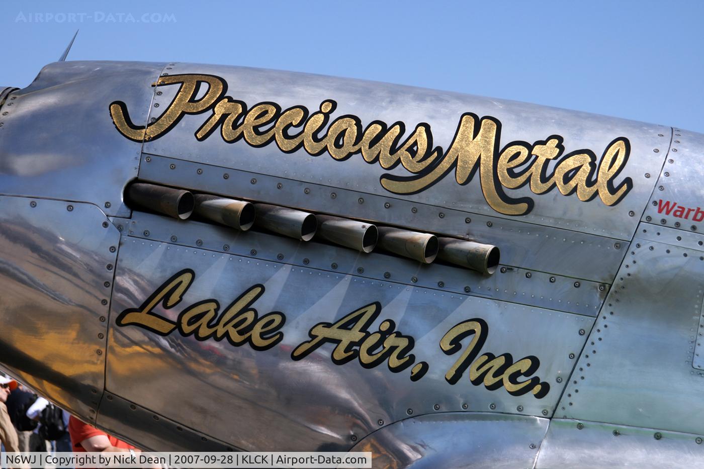 N6WJ, North American P-51 XR C/N 44-88, KLCK 