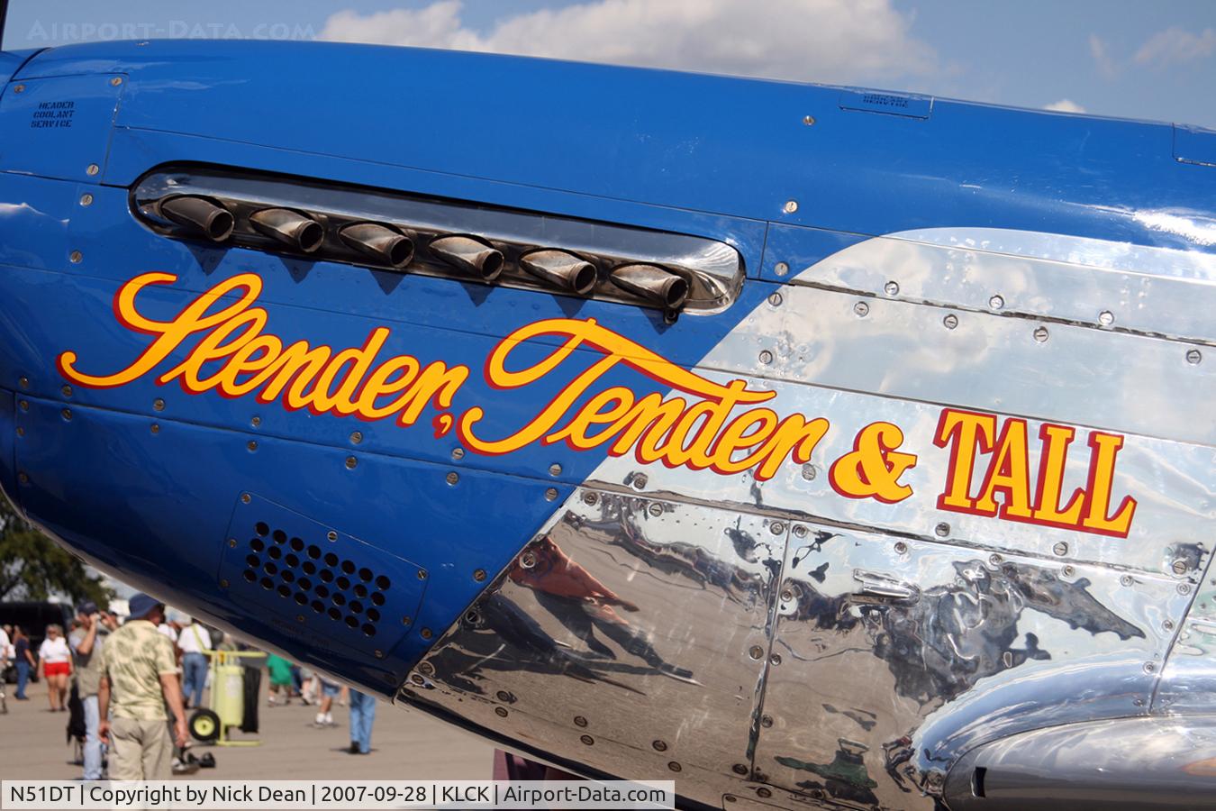 N51DT, 1957 North American/aero Classics P-51D C/N 44-74950, KLCK 