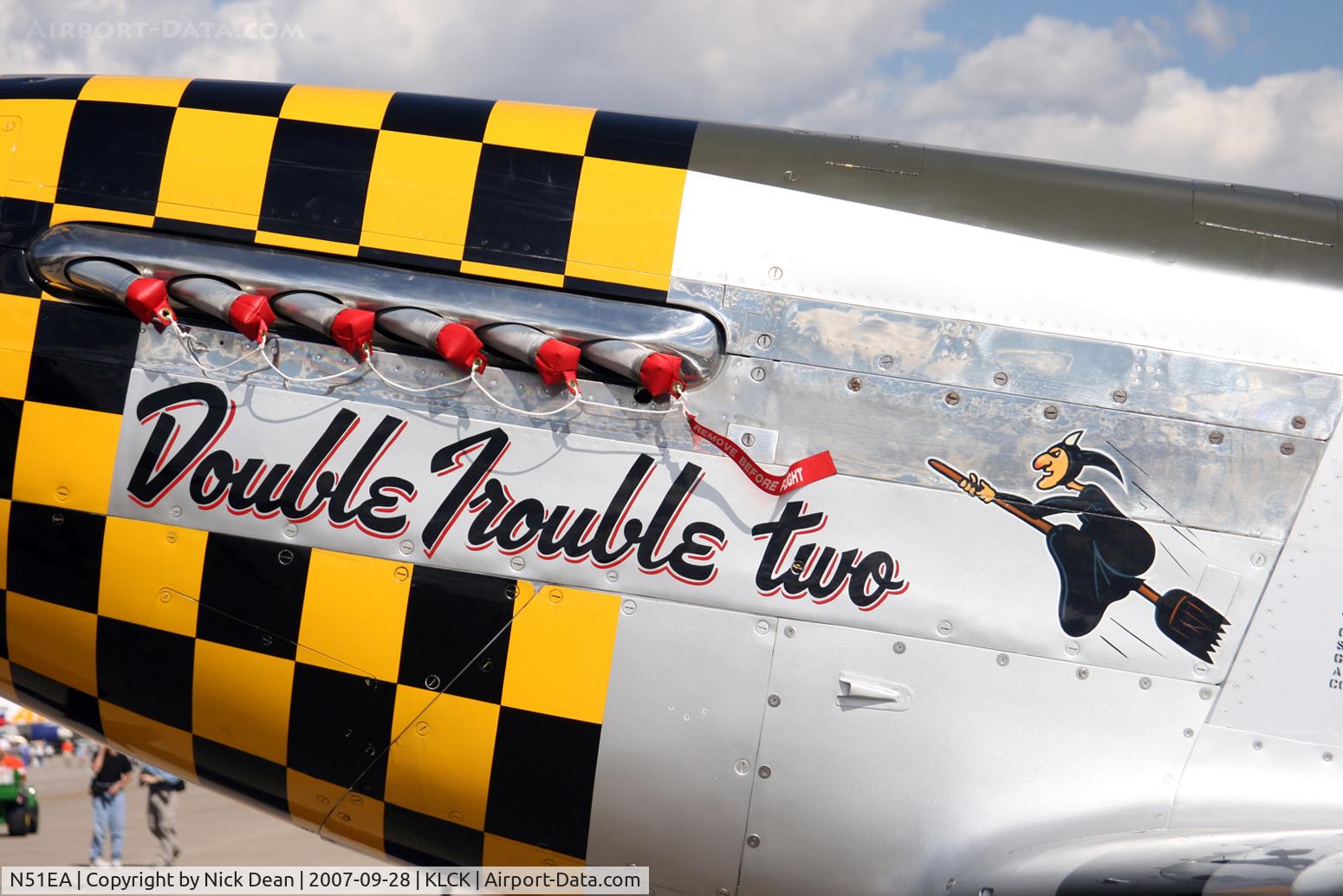 N51EA, 1944 North American F-51D Mustang C/N 44-72483, KLCK 