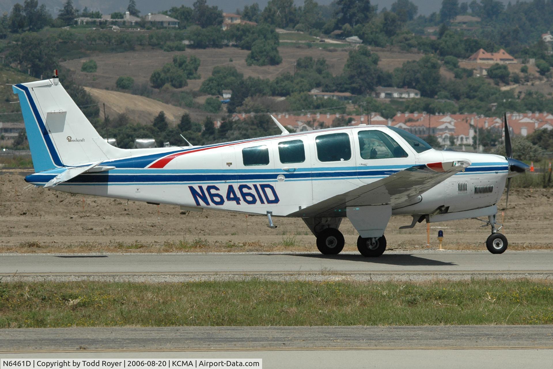 N6461D, 1982 Beech B36TC Bonanza C/N EA-287, Camarillo Airshow 2006