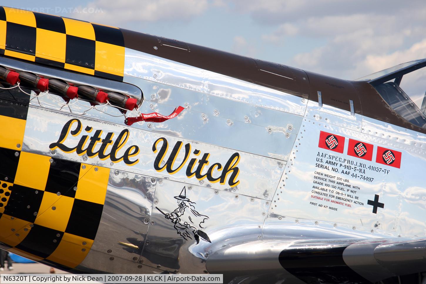 N6320T, 1962 North American P-51D Mustang C/N 122-41037, KLCK 