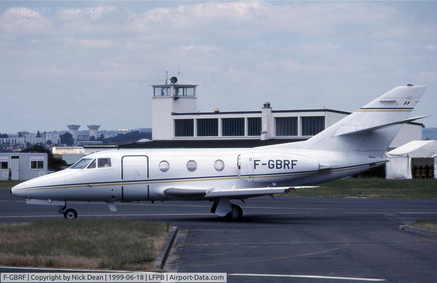 F-GBRF, 1975 Dassault Falcon 10 C/N 38, LFPB L'Aeroport du Bourget