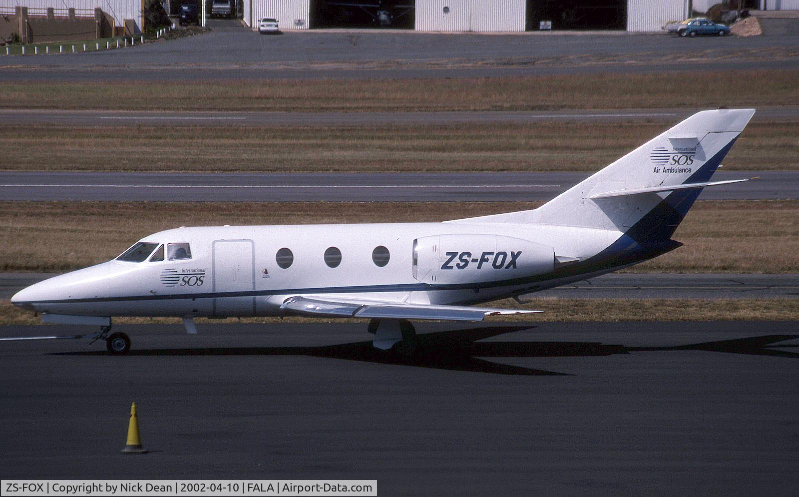 ZS-FOX, 1975 Dassault Falcon 10 C/N 72, FALA