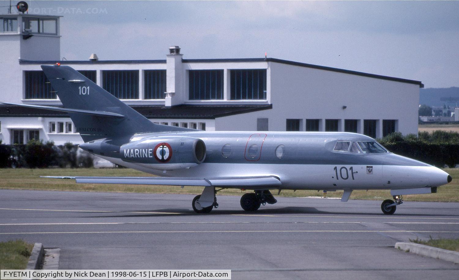 F-YETM, 1977 Dassault Falcon 10MER C/N 101, LFPB