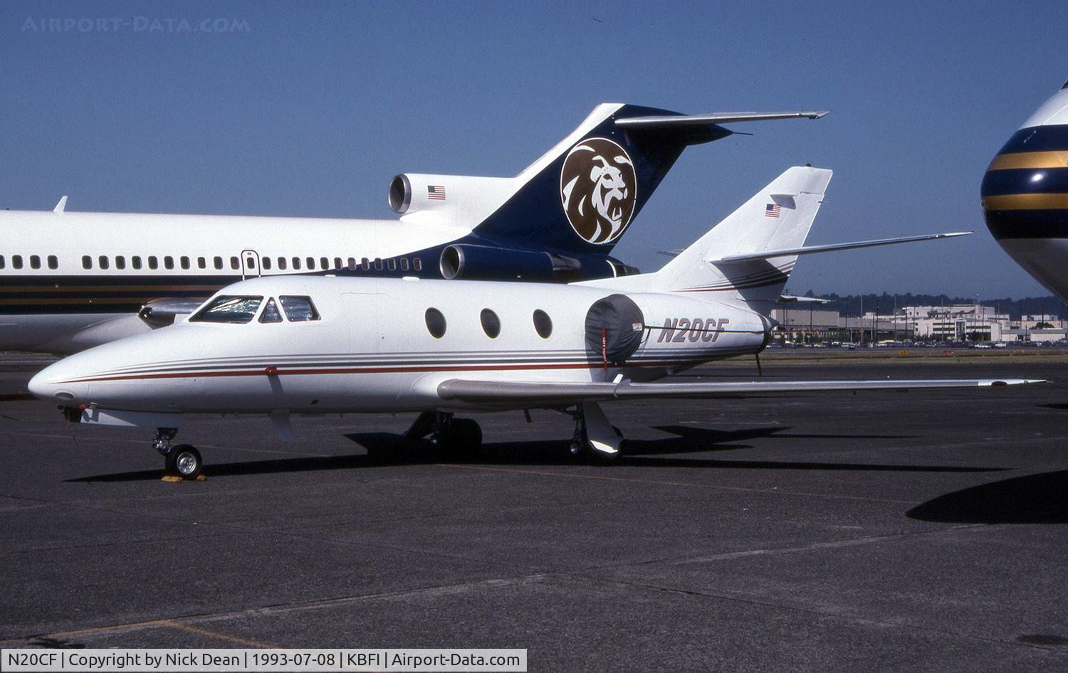 N20CF, 1977 Dassault Falcon 10 C/N 106, KBFI