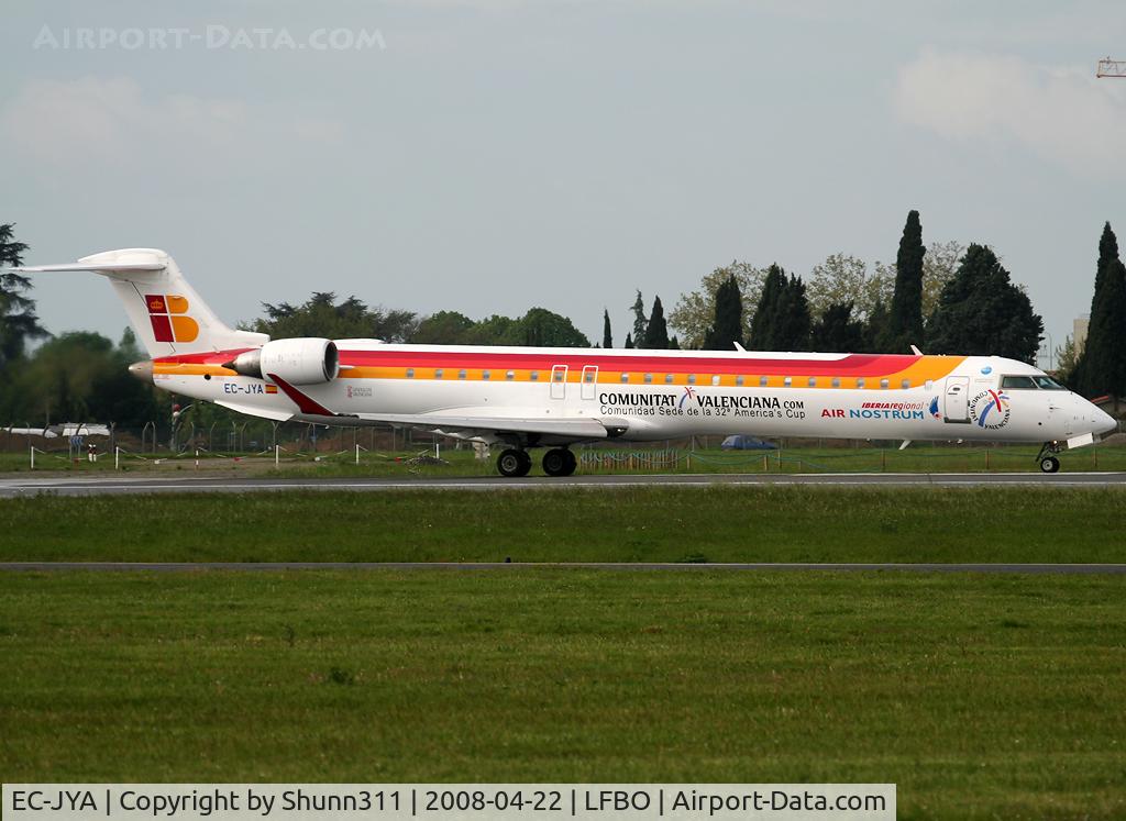 EC-JYA, 2006 Canadair CRJ-900ER (CL-600-2D24) C/N 15090, Ready for take off rwy 32R