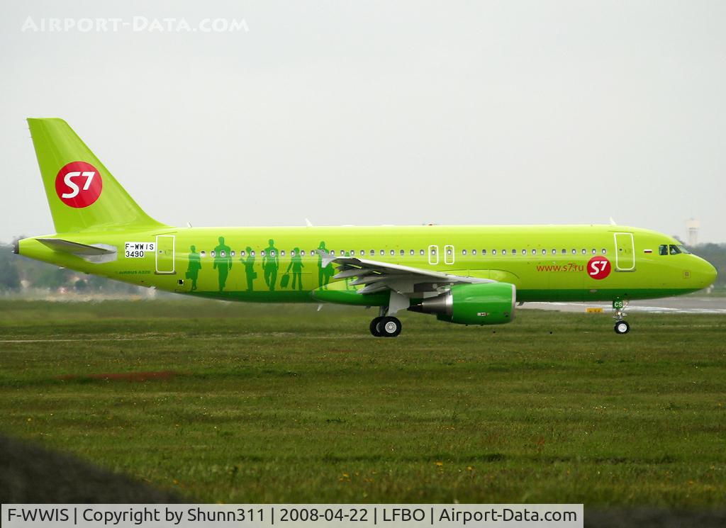 F-WWIS, 2008 Airbus A320-214 C/N 3490, C/n 3490 - To be VP-BCS