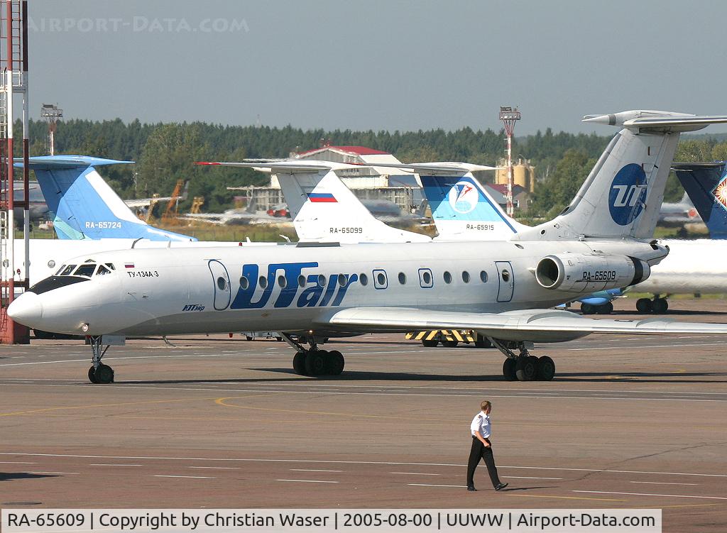 RA-65609, 1976 Tupolev Tu-134AK C/N 5346155, UT-Air