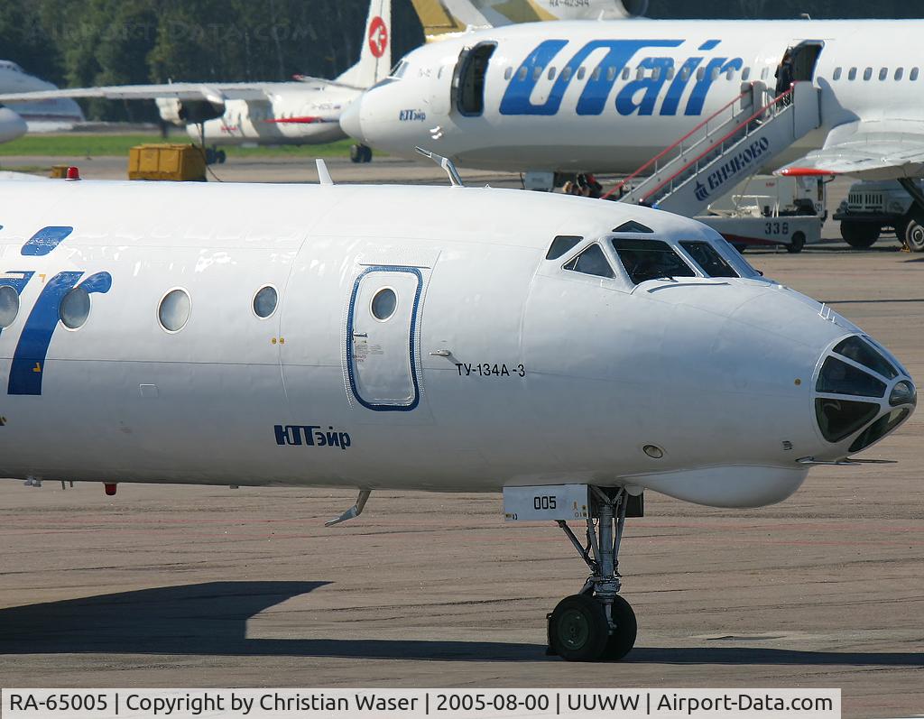 RA-65005, 1976 Tupolev Tu-134A-3 C/N 44065, UT-Air