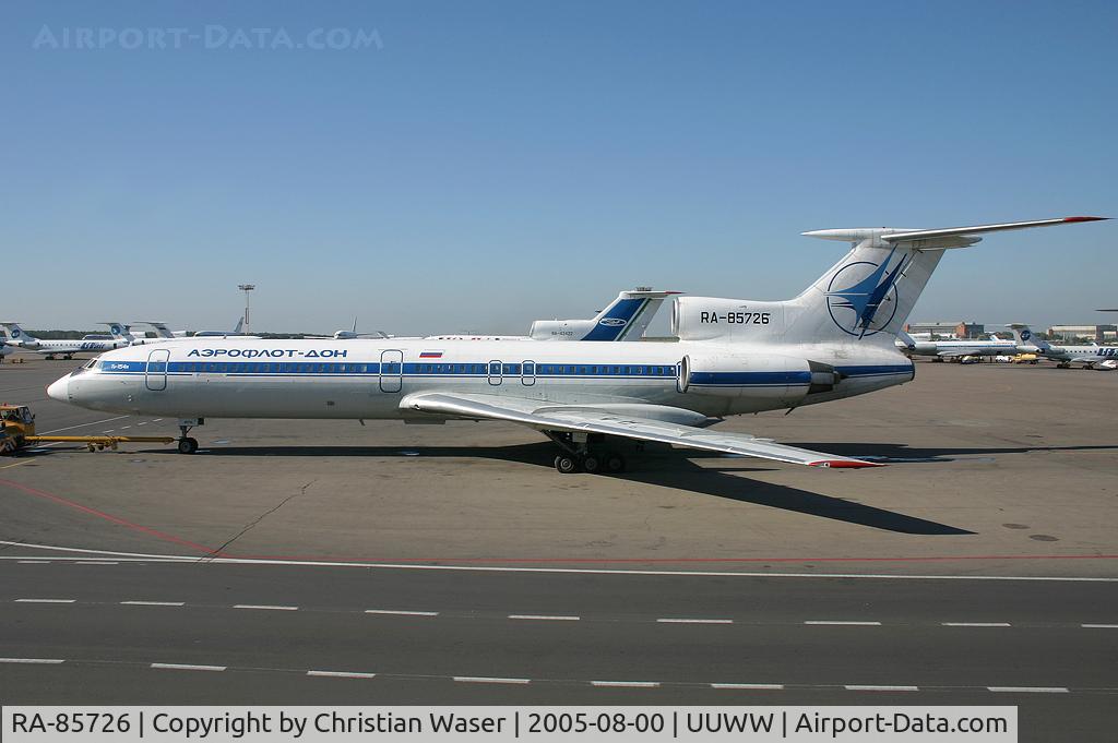 RA-85726, 1986 Tupolev Tu-154M C/N 86A725, Aeroflot-Don