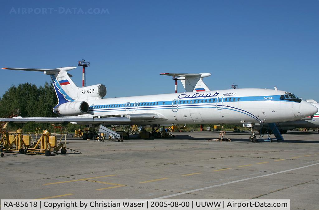 RA-85618, 1986 Tupolev Tu-154M C/N 86A737, Sibir