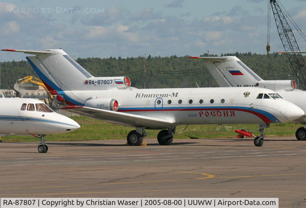 RA-87807, Yakovlev Yak-40D C/N 9231723, Yunitemp-M