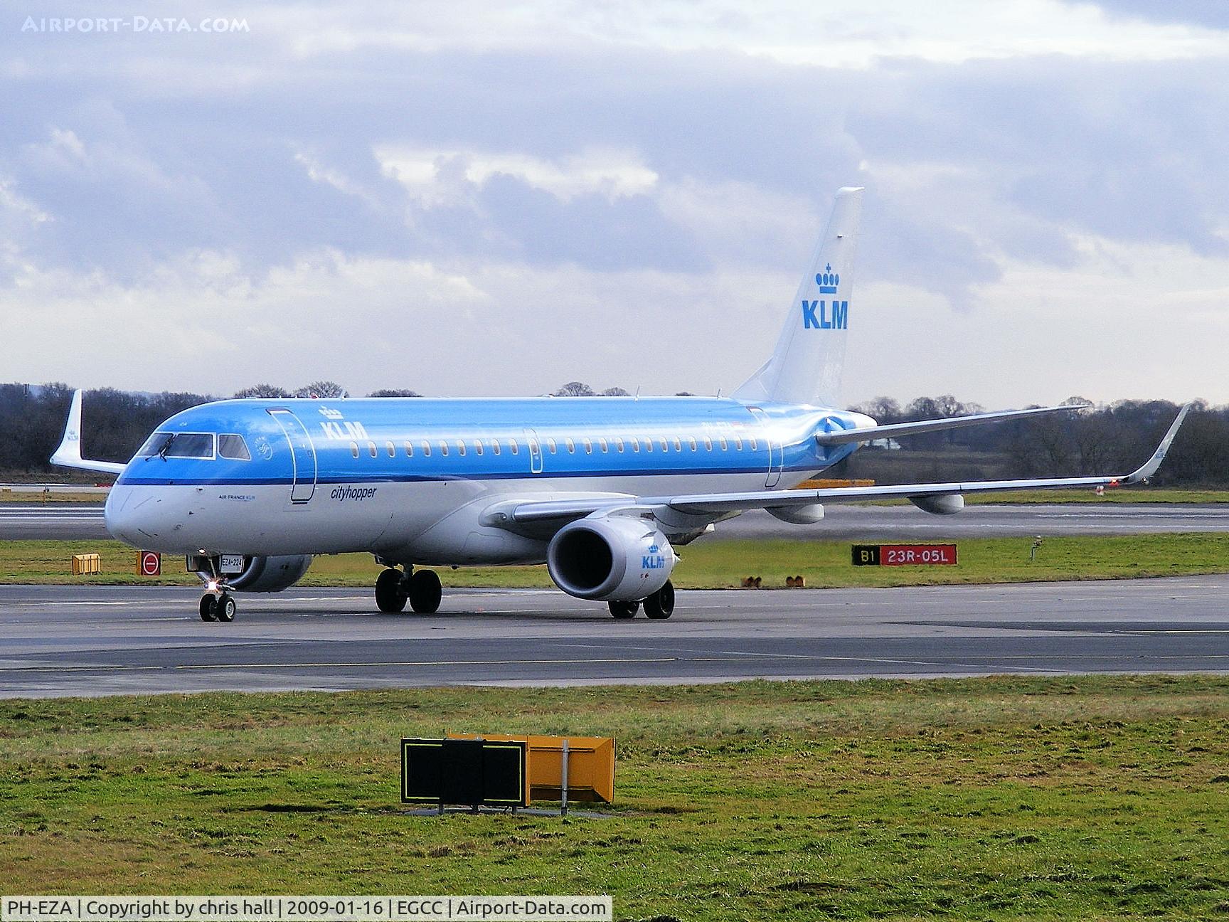 PH-EZA, 2008 Embraer 190LR (ERJ-190-100LR) C/N 19000224, KLM