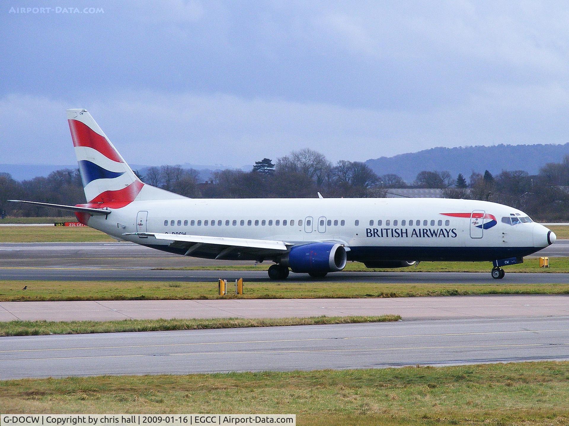 G-DOCW, 1992 Boeing 737-436 C/N 25856, British Airways
