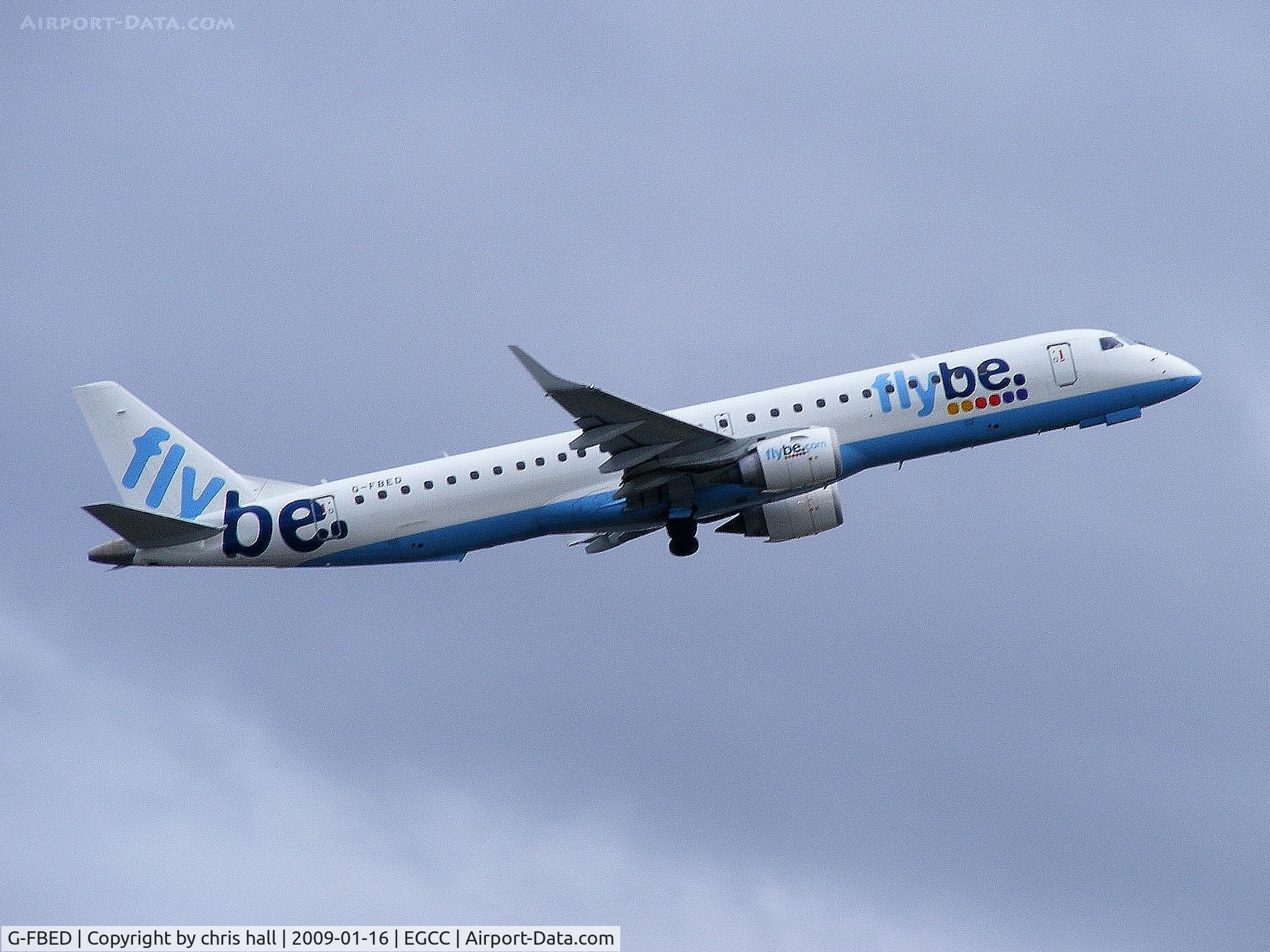 G-FBED, 2007 Embraer 195LR (ERJ-190-200LR) C/N 19000084, flybe