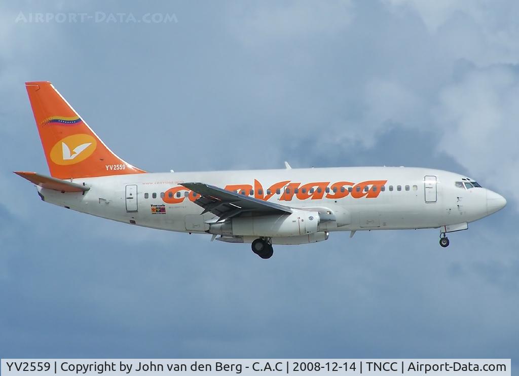 YV2559, 1984 Boeing 737-232 C/N 23097, Conviasa @ CUR